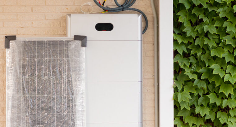 Conception of Solar Battery Storage