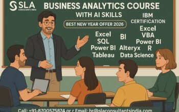 Business Analyst Course in Delhi, with IBM Certification Support, Best New Year Offer 2026, “Online Live Business Analytics Training Course” in Kolkata by IIT Faculty, by SLA Consultants India​